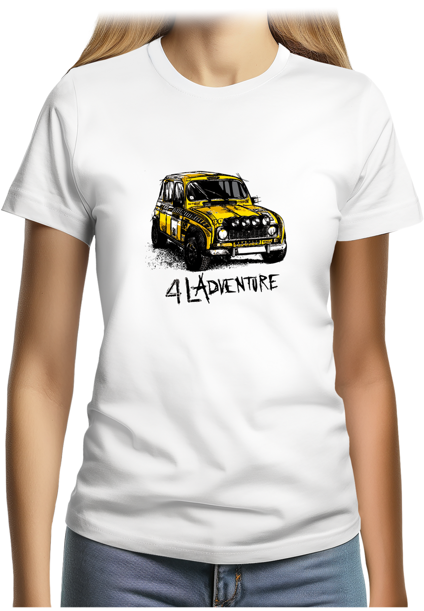 T-Shirt Femme L'aventure en voiture 4L