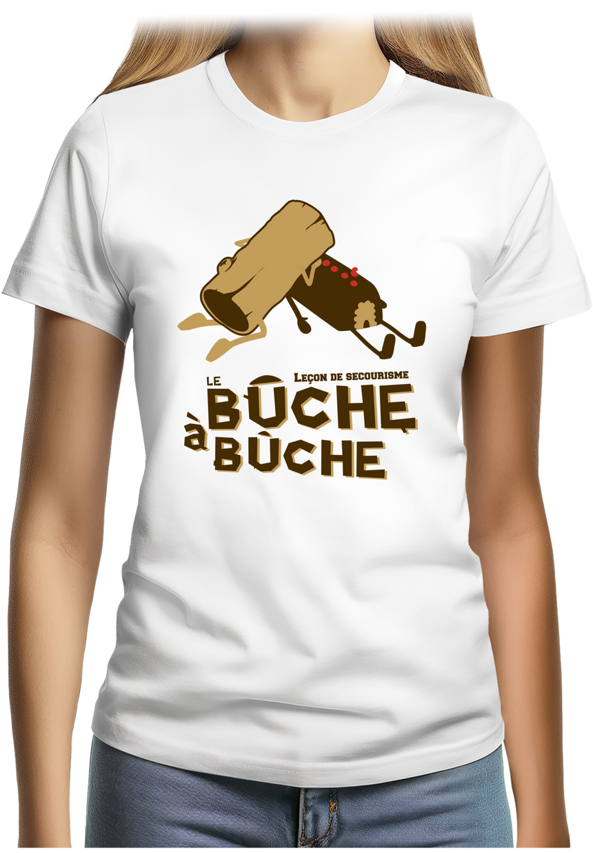 T-Shirt Femme Le Bûche à Bûche