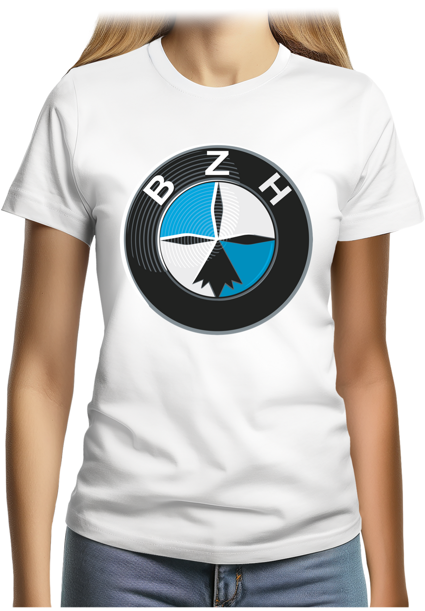 T-Shirt Femme BZH La voiture Allemande de Bretagne