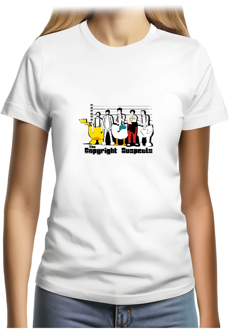 T-Shirt Femme Copyright suspects