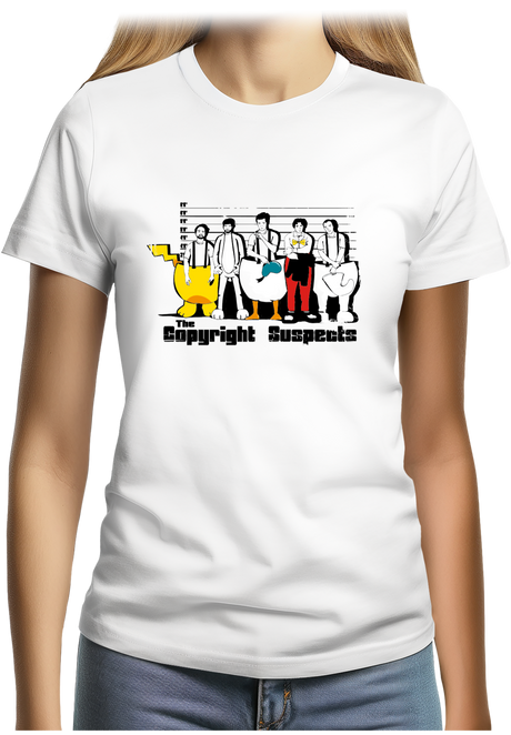 T-Shirt Femme Copyright suspects
