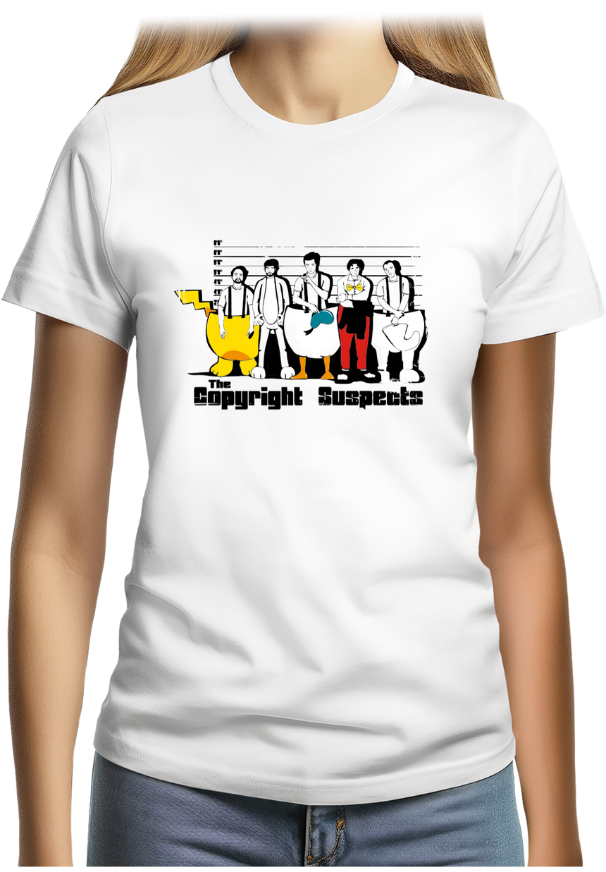 T-Shirt Femme Copyright suspects