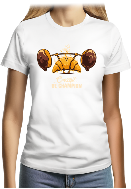 T-Shirt Femme Champion des petits déjeuners