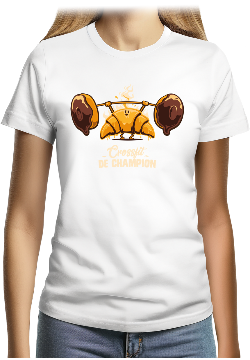 T-Shirt Femme Champion des petits déjeuners