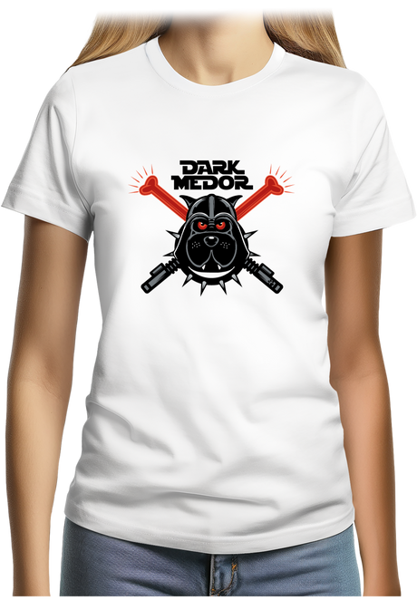 T-Shirt Femme Chien Dark Medor