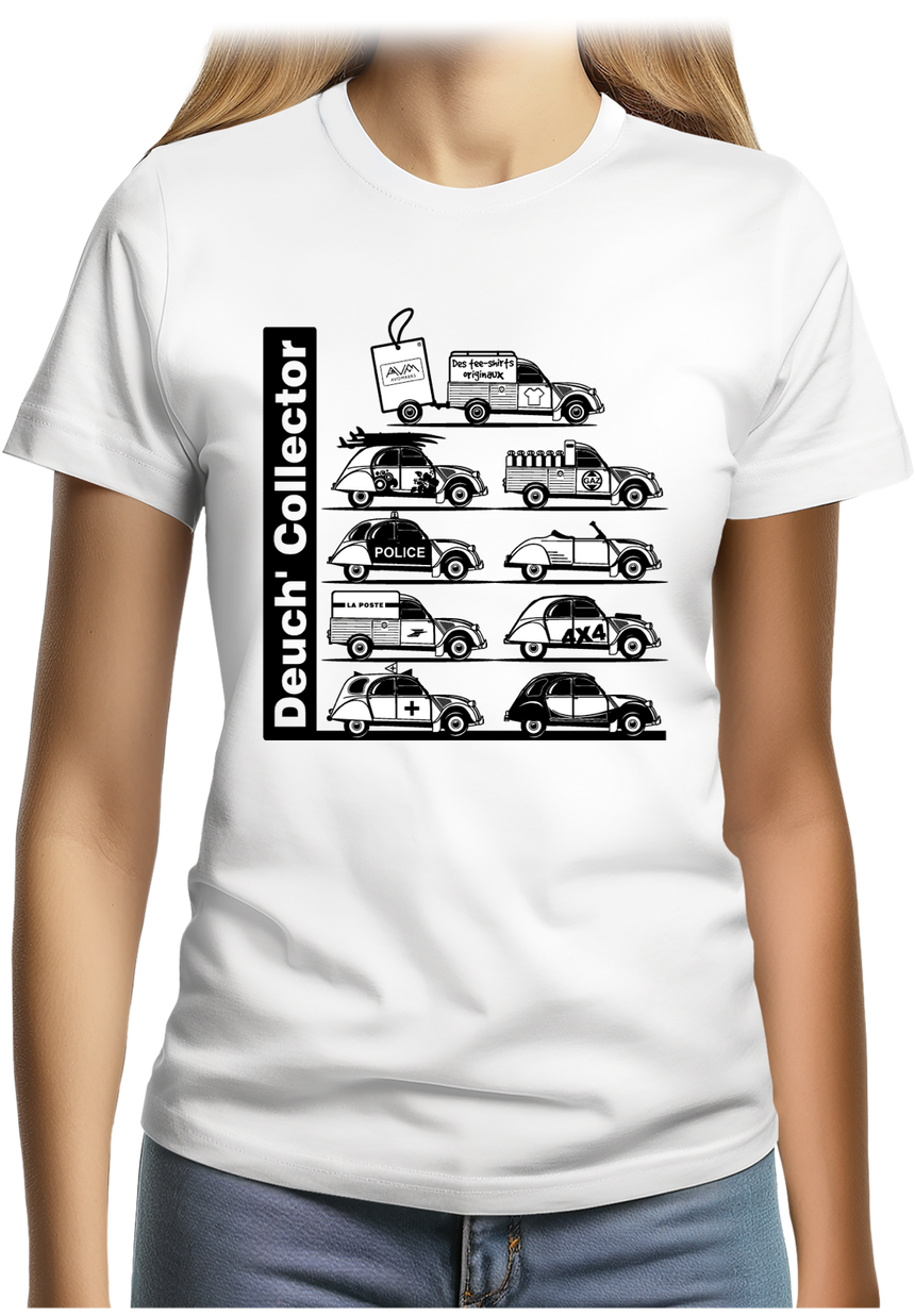 T-Shirt Femme Voiture 2CV Collector