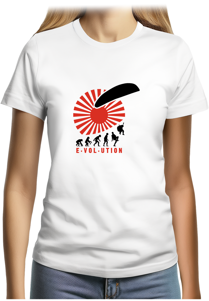 T-Shirt Femme Évolution Parapentiste