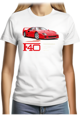 T-Shirt Femme F40 le V8 iconique