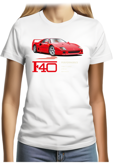 T-Shirt Femme F40 le V8 iconique