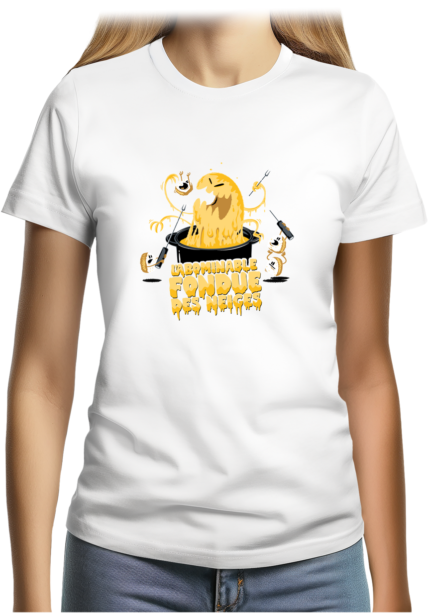 T-Shirt Femme L'abominable fondue des neiges