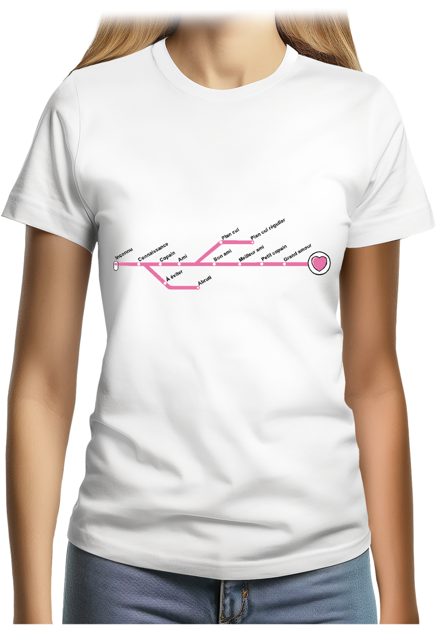 T-Shirt Femme Love Line Femme