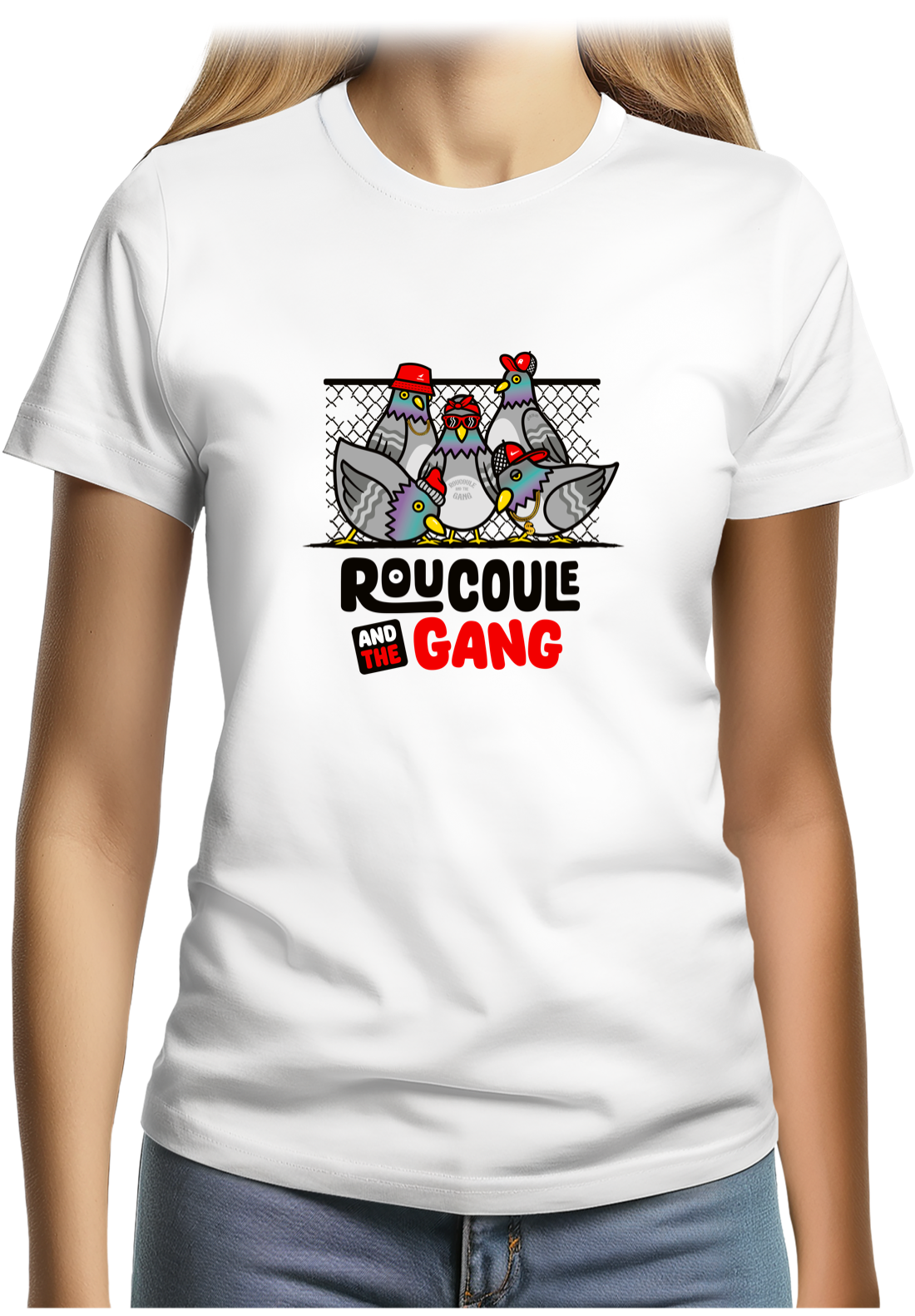 T-Shirt Femme Roucoule & the gang