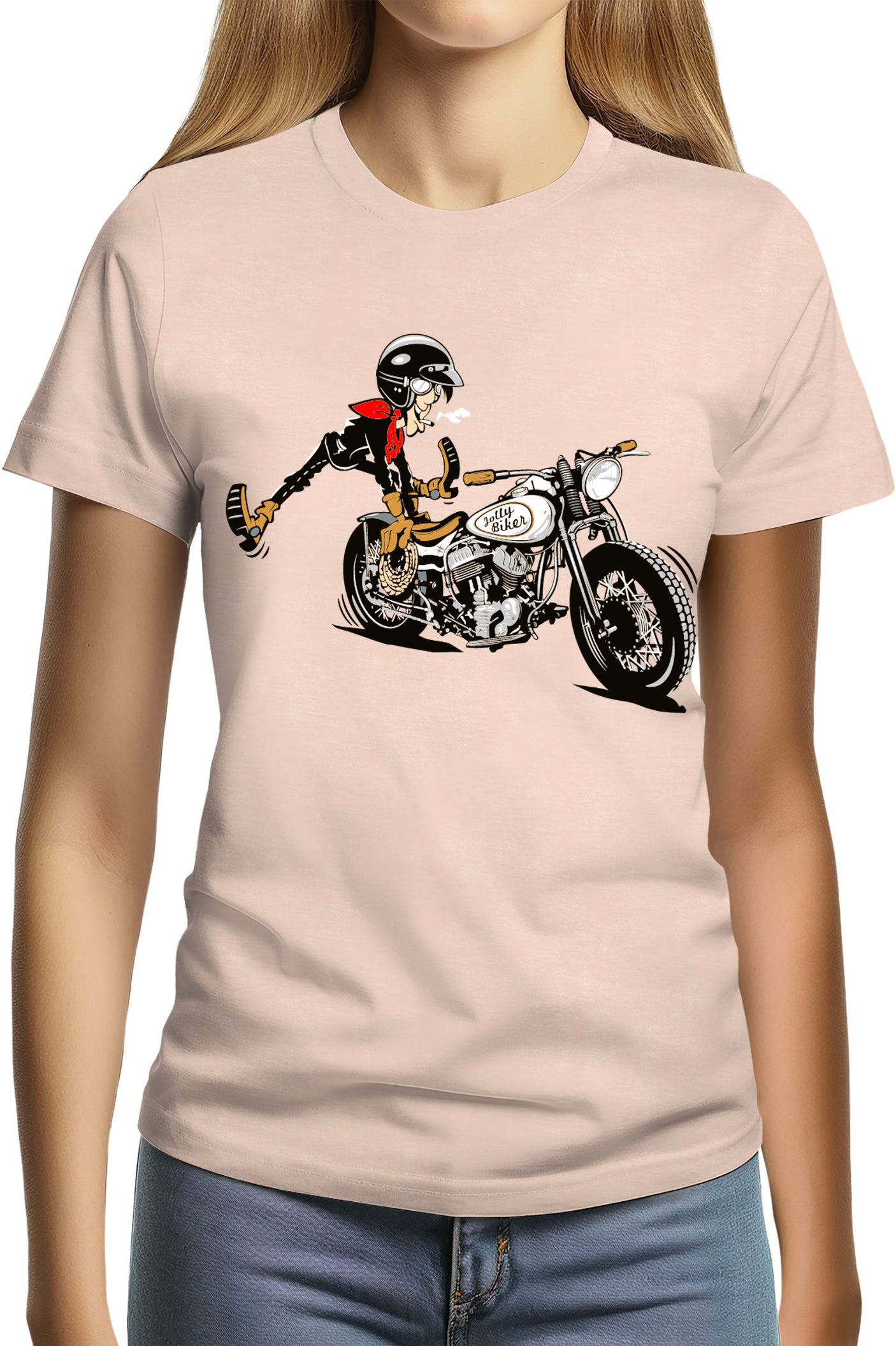 T-Shirt Femme Jolly Biker moto
