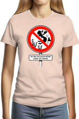 Tee-Shirt Femme Faut Pas Pousser Meme Dans Les orties