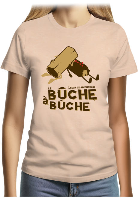 T-Shirt Femme Le Bûche à Bûche