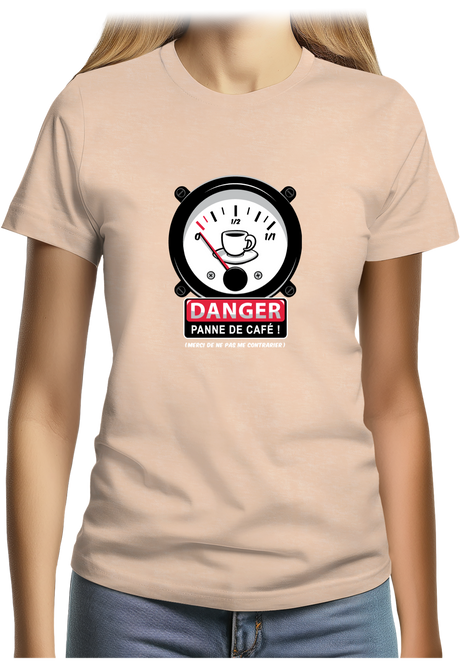 T-Shirt Femme Panne de café