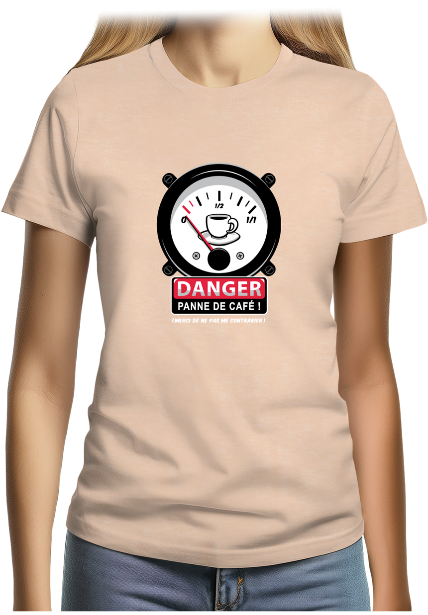 T-Shirt Femme Panne de café