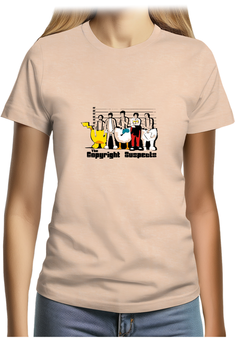 T-Shirt Femme Copyright suspects