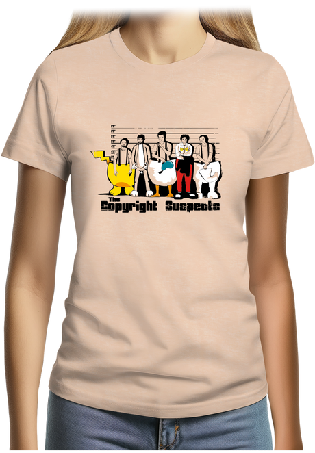T-Shirt Femme Copyright suspects
