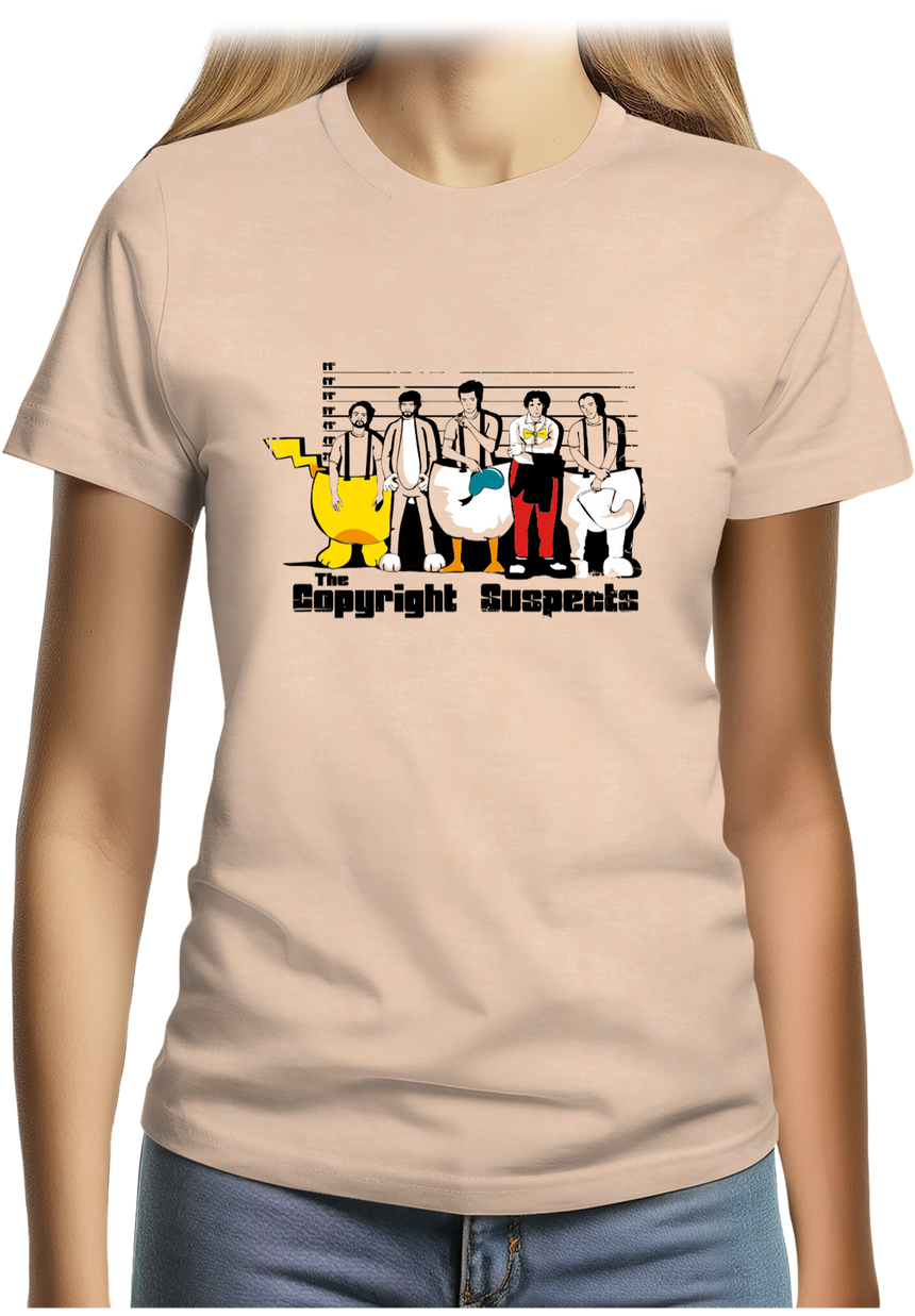 T-Shirt Femme Copyright suspects
