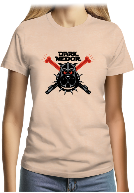 T-Shirt Femme Chien Dark Medor