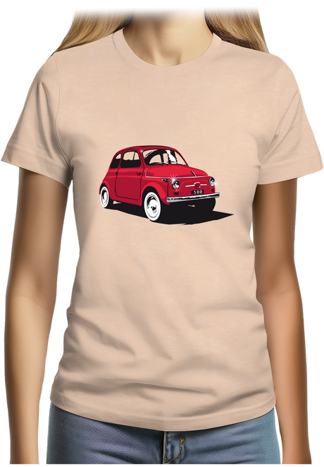 T-Shirt Femme Voiture Italienne 500 Luxe