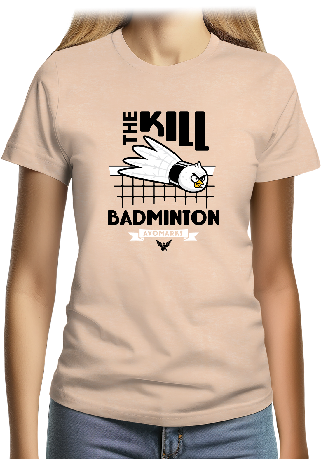 T-Shirt Femme Kill Badminton