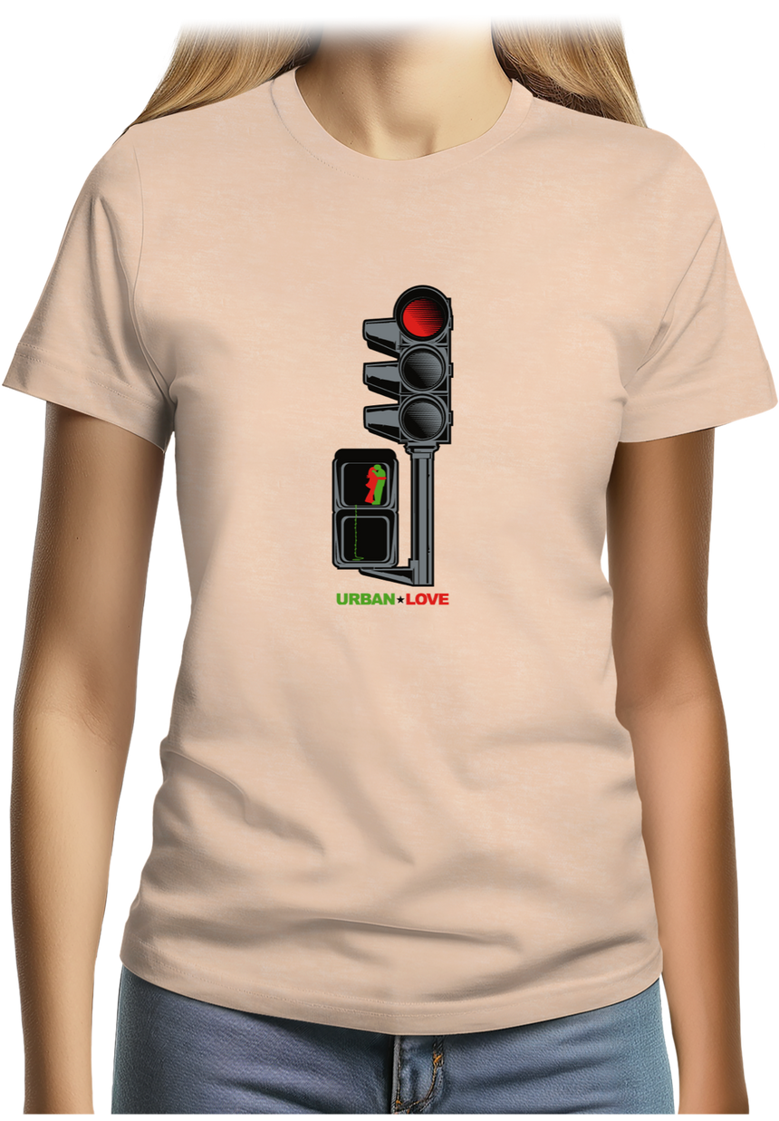 T-Shirt Femme Feu tricolore des amoureux
