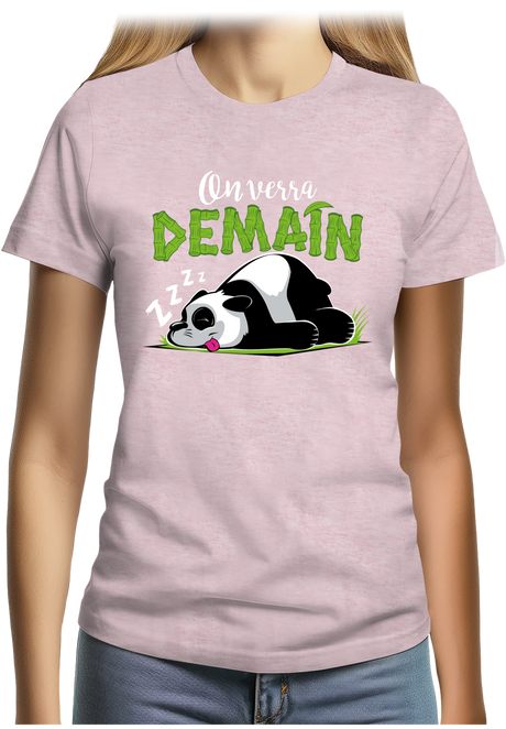 T-Shirt Femme On verra demain