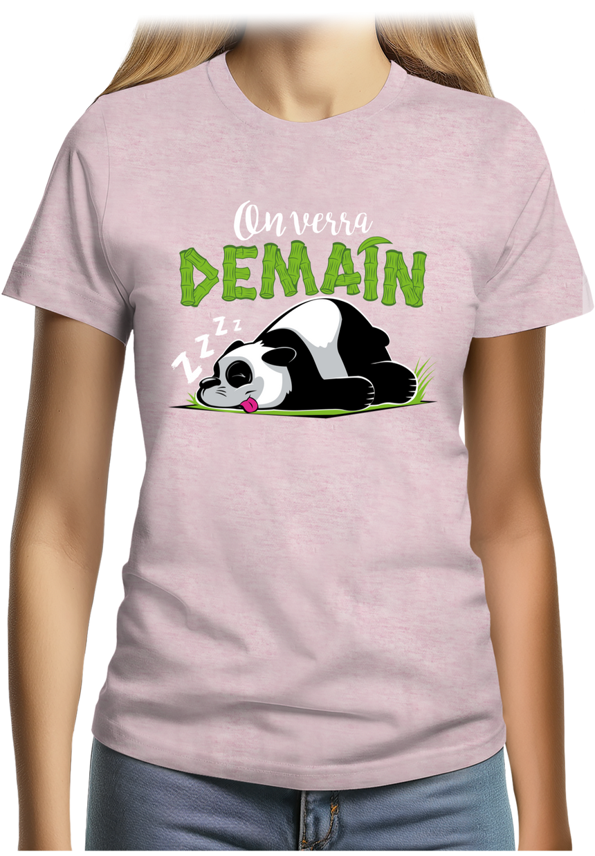 T-Shirt Femme On verra demain