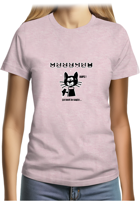 T-Shirt Femme Vie De Chat