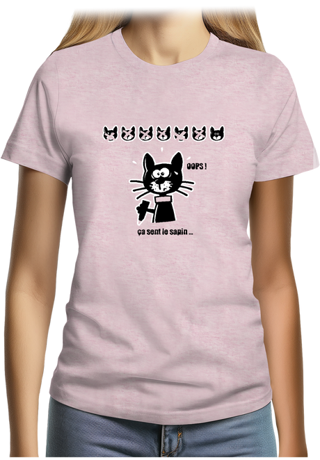 T-Shirt Femme Vie De Chat