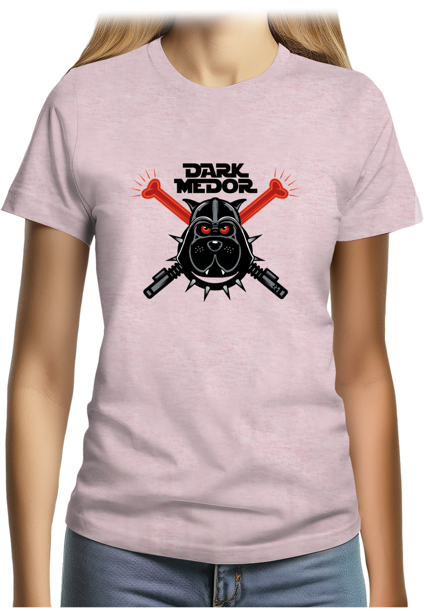 T-Shirt Femme Chien Dark Medor