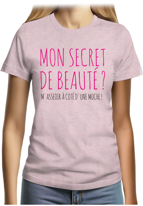 T-Shirt Femme Mon secret de beauté ?