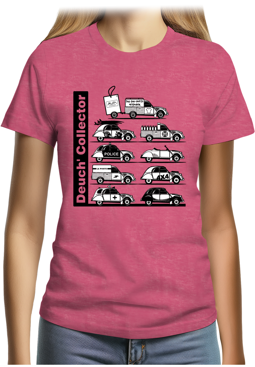 T-Shirt Femme Voiture 2CV Collector