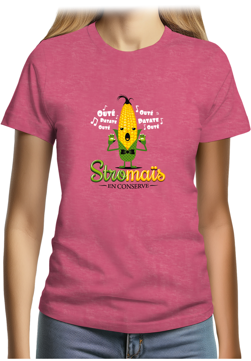 T-Shirt Femme Stromais, le chanteur