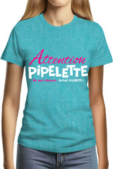 Tee-Shirt Femme Piplette ne pas relancer ,forfait illimité