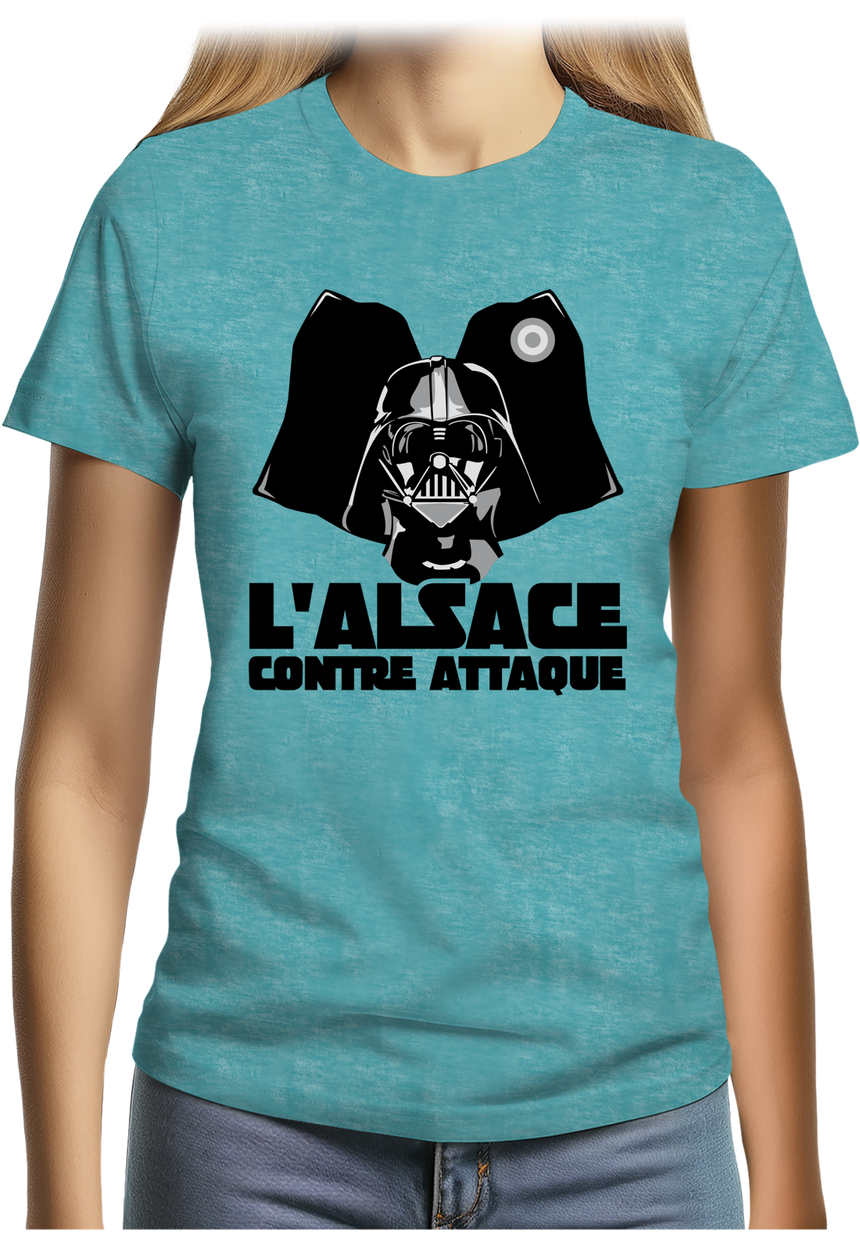 T-Shirt Femme L'Alsace contre attaque