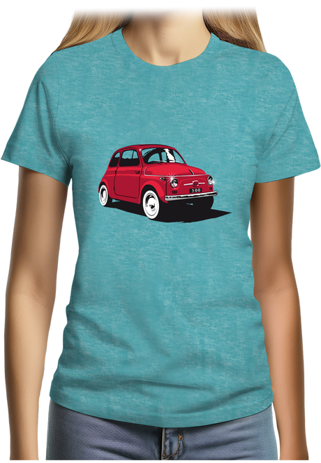 T-Shirt Femme Voiture Italienne 500 Luxe