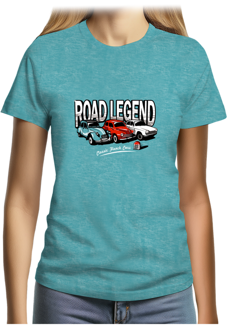 T-Shirt Femme Road Legend Renault Peugeot