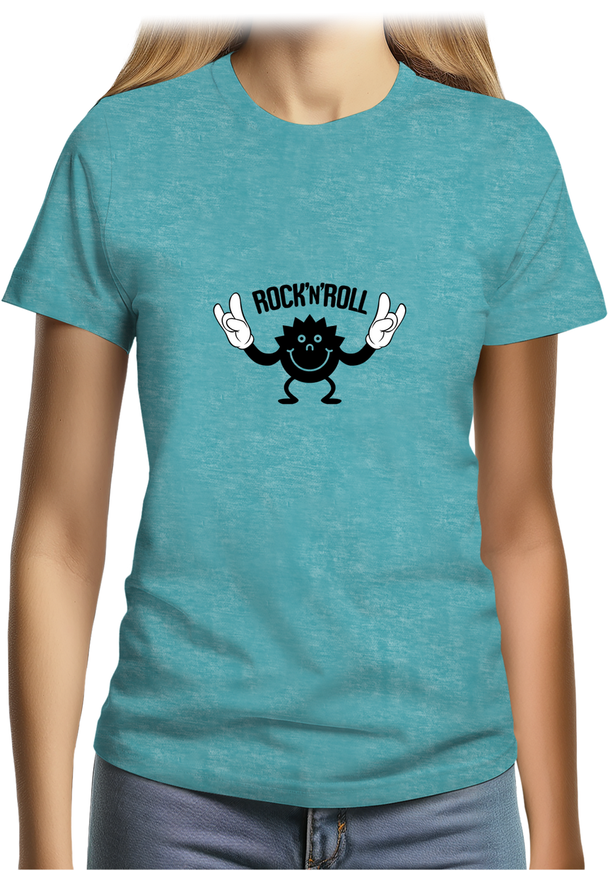 T-Shirt Femme Smile Rock'N'Roll