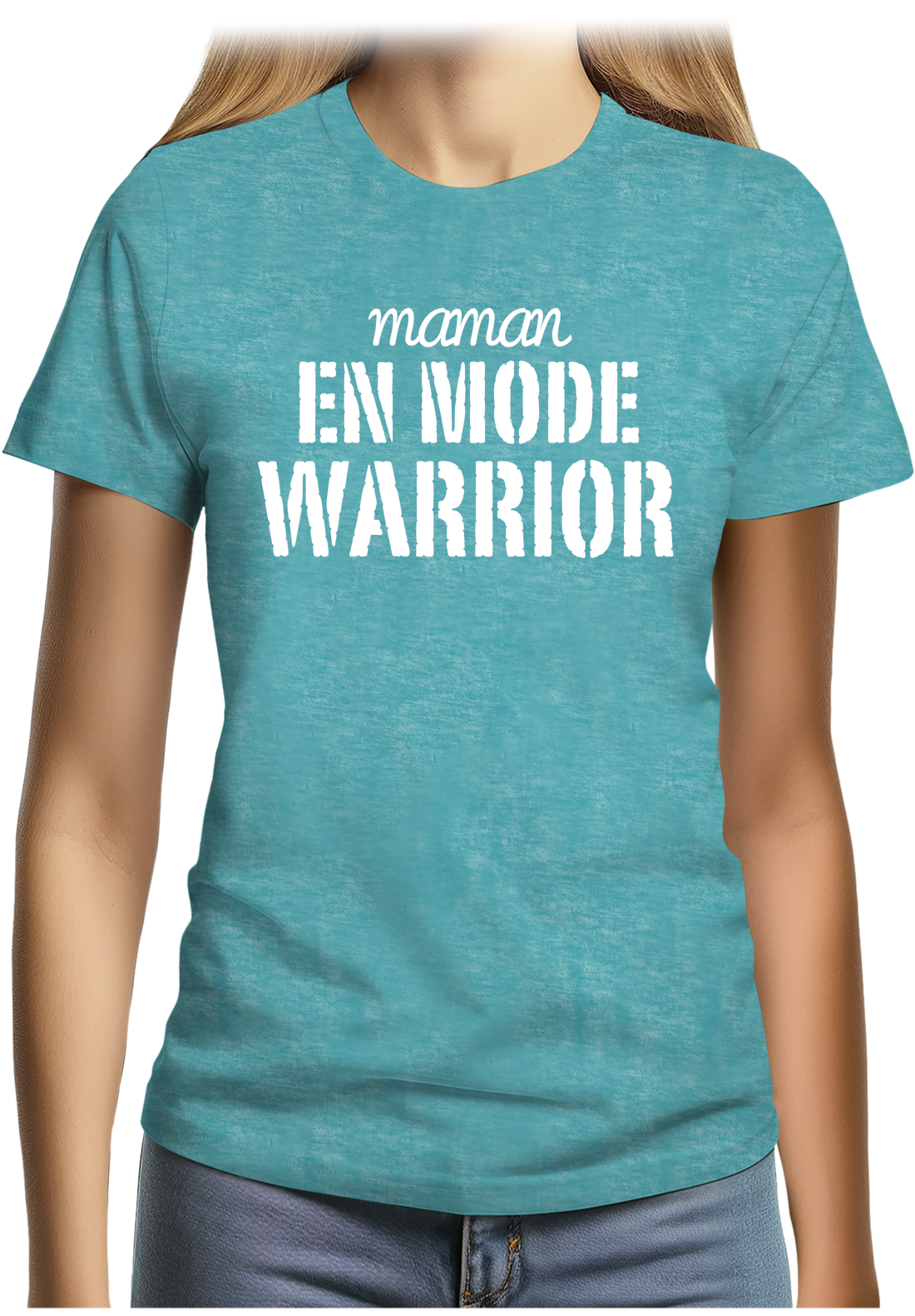 T-Shirt Femme Maman en mode Warrior