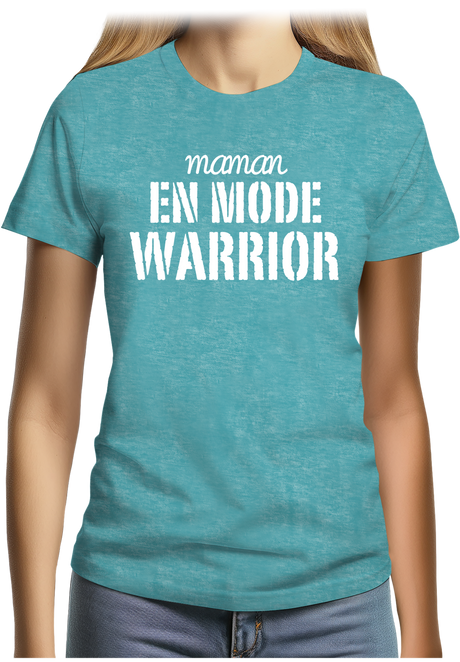 T-Shirt Femme Maman en mode Warrior