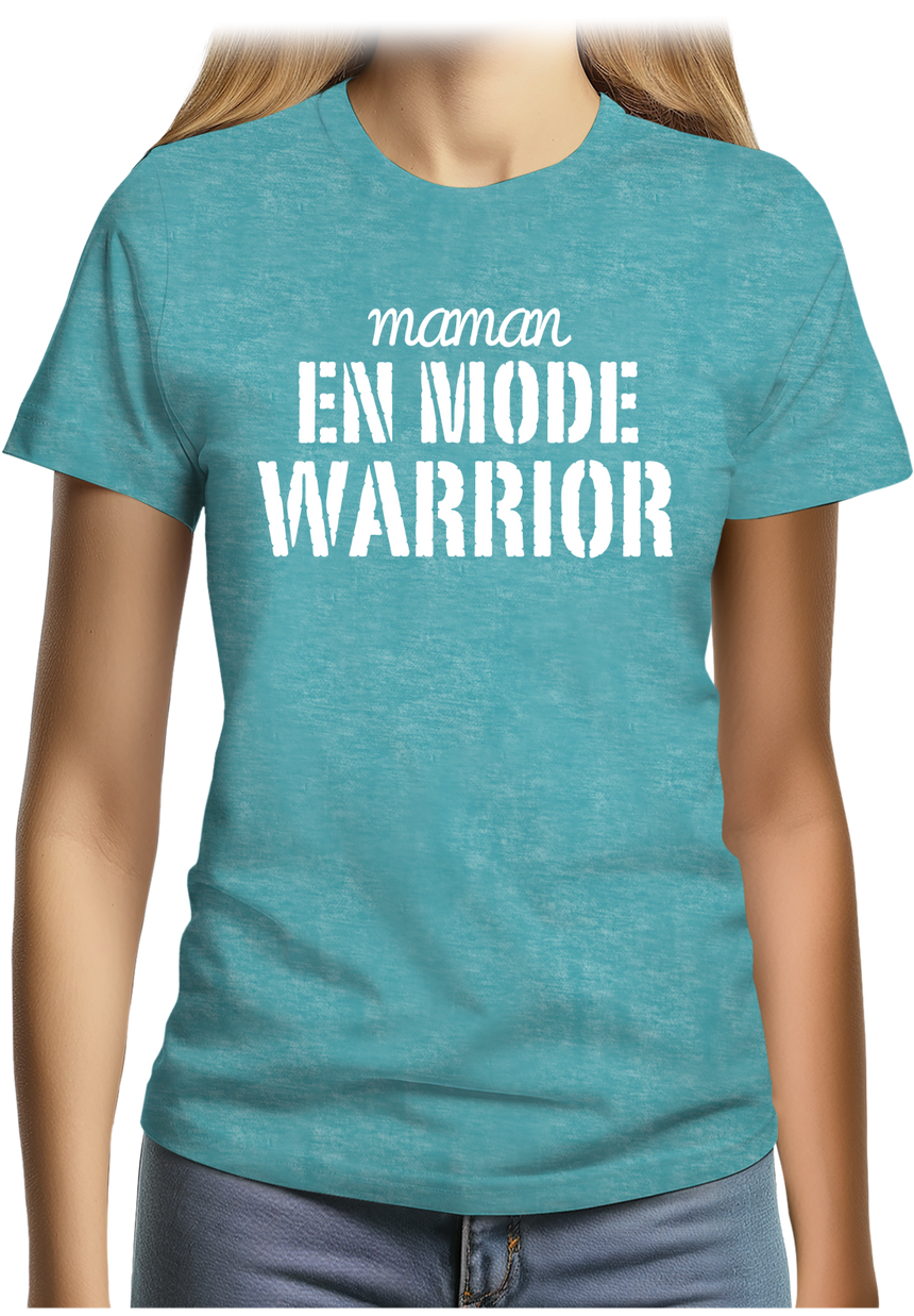 T-Shirt Femme Maman en mode Warrior