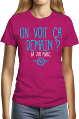 Tee-Shirt Femme On voit ca demain ? là j'ai plage