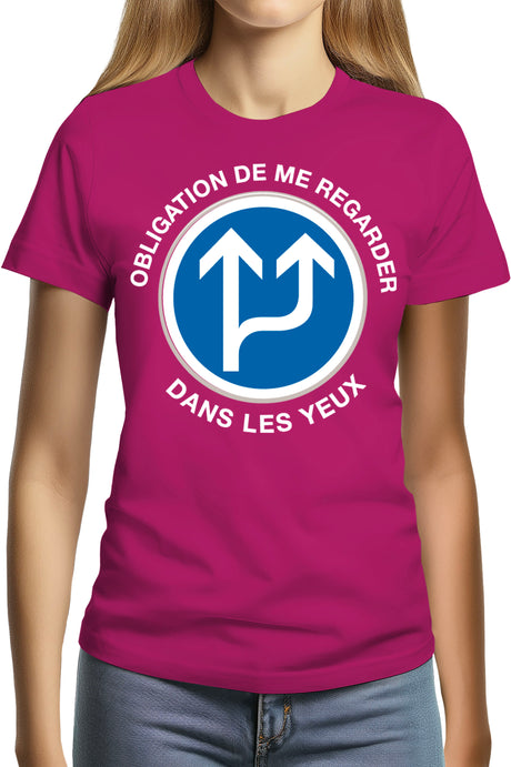 Tee-Shirt Femme Regarder Dans Les Yeux