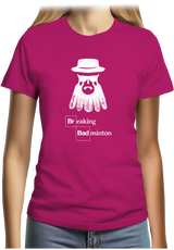 T-Shirt Femme Breaking Badminton