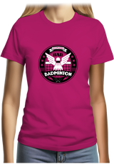 T-Shirt Femme Bad badminton university