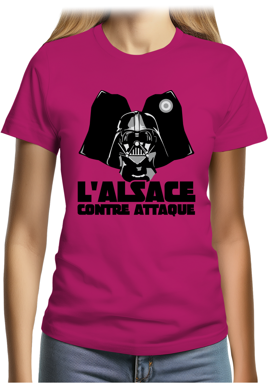 T-Shirt Femme L'Alsace contre attaque