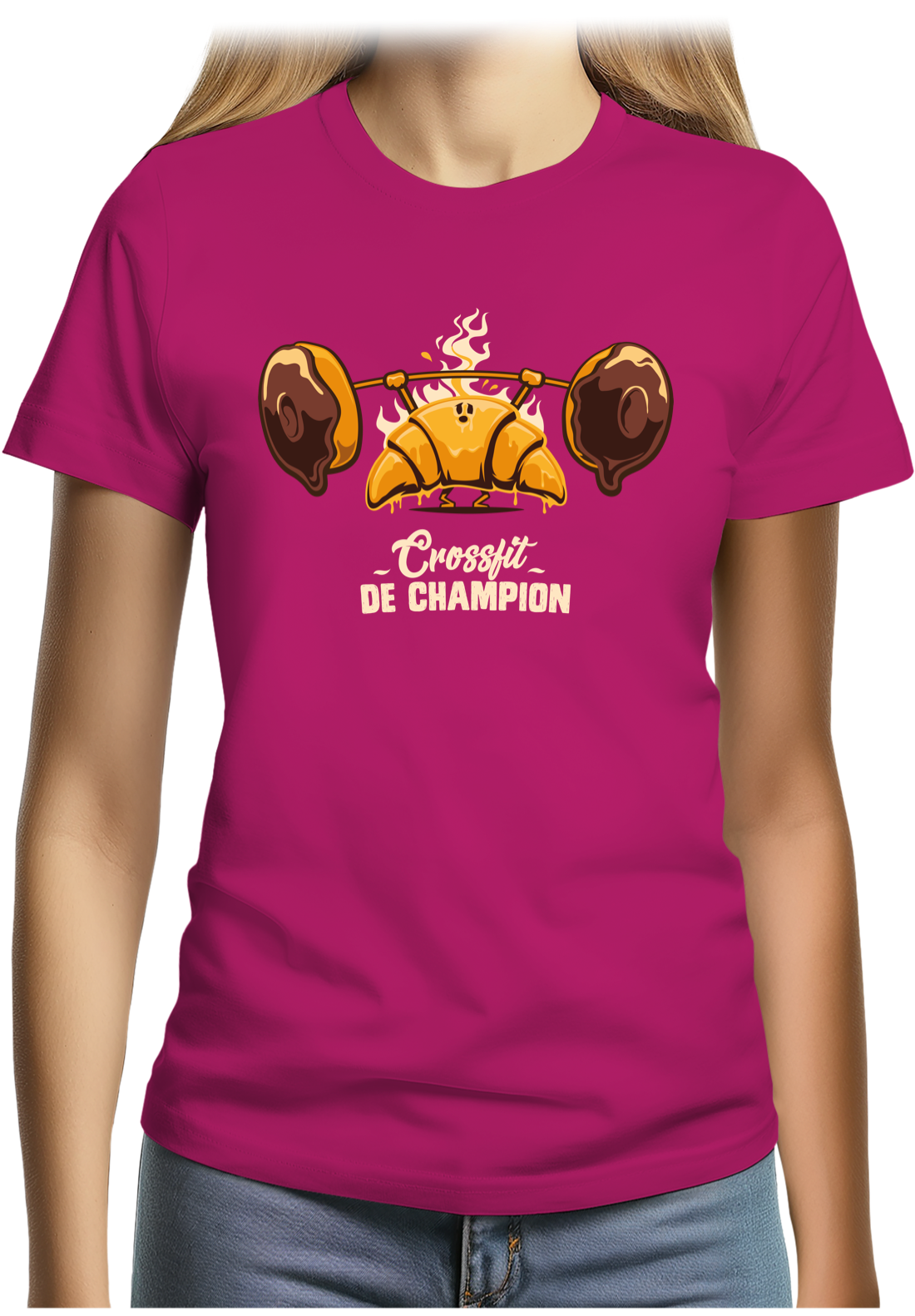 T-Shirt Femme Champion des petits déjeuners